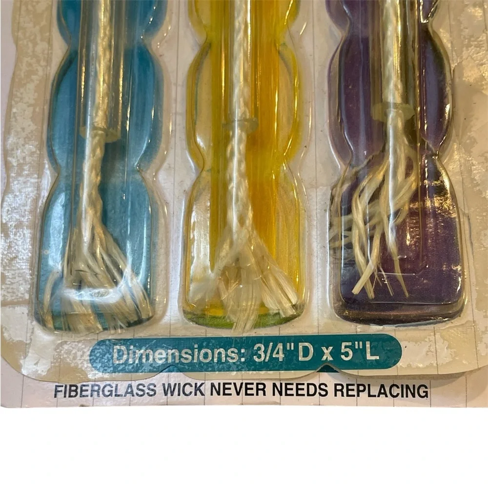 Oggi 3-Pack Candle Converters Fiberglass Wick Oil Lamp